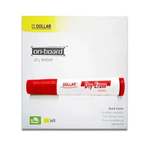 Dollar Round Tip Dry Erase Board Marker 2mm Blue